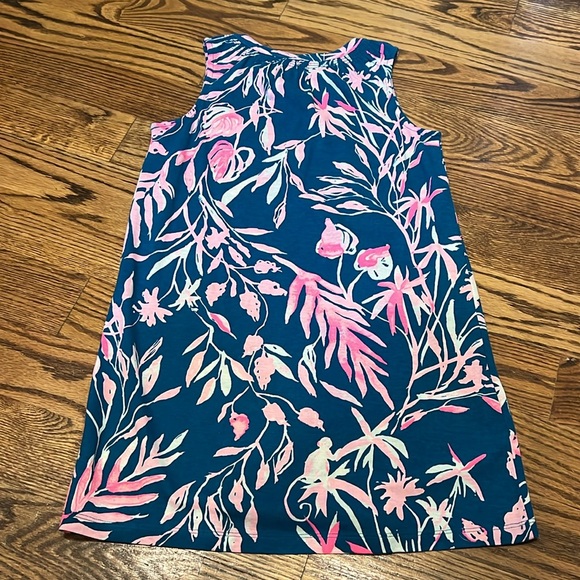 Lilly Pulitzer girls Essie dress Large (8-10) Tidal Wave It's Prime Time NWT - Picture 9 of 9